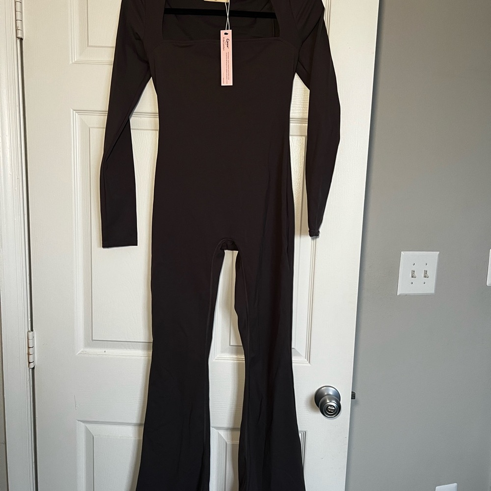 Closet Black Square Neck Jumpsuit